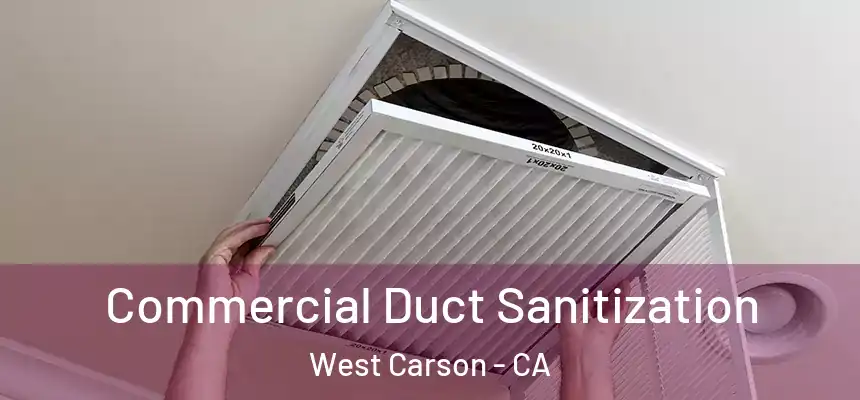 Commercial Duct Sanitization West Carson - CA